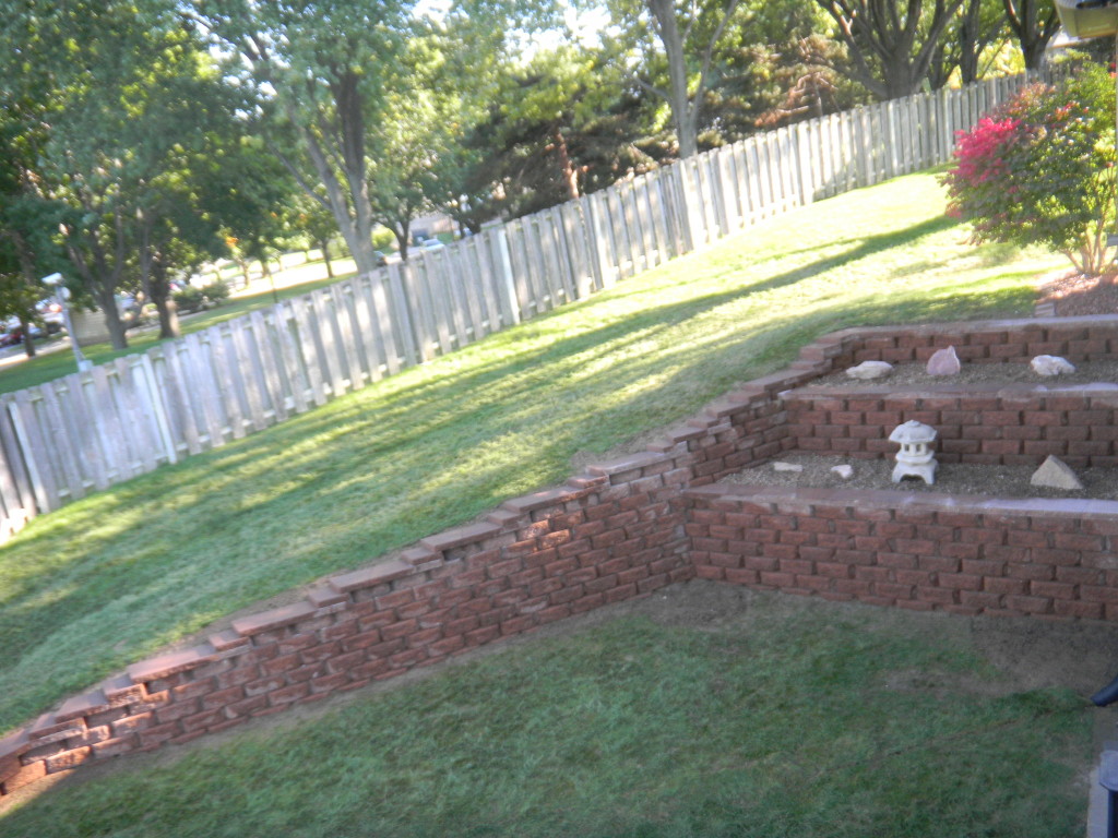 Backyard Retaining Wall