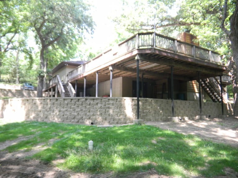 Large Retaining Wall Project