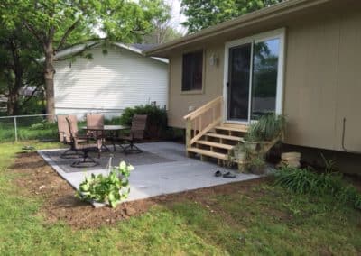 Concrete Patio Southwest Omaha