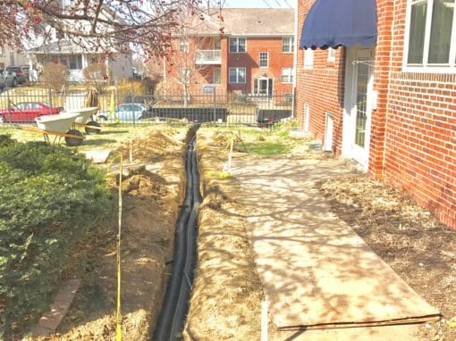 Condo Complex Water Drainage System