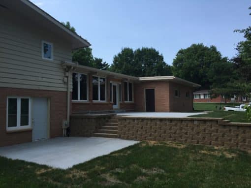 Retaining Wall & Concrete Patios