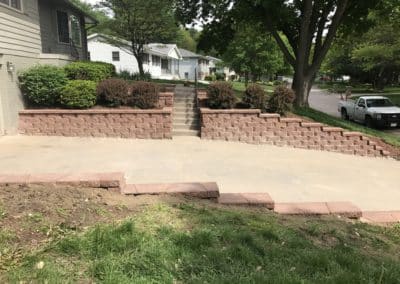 Driveway Retaining Wall