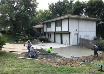 Concrete Driveway Extension and Repair